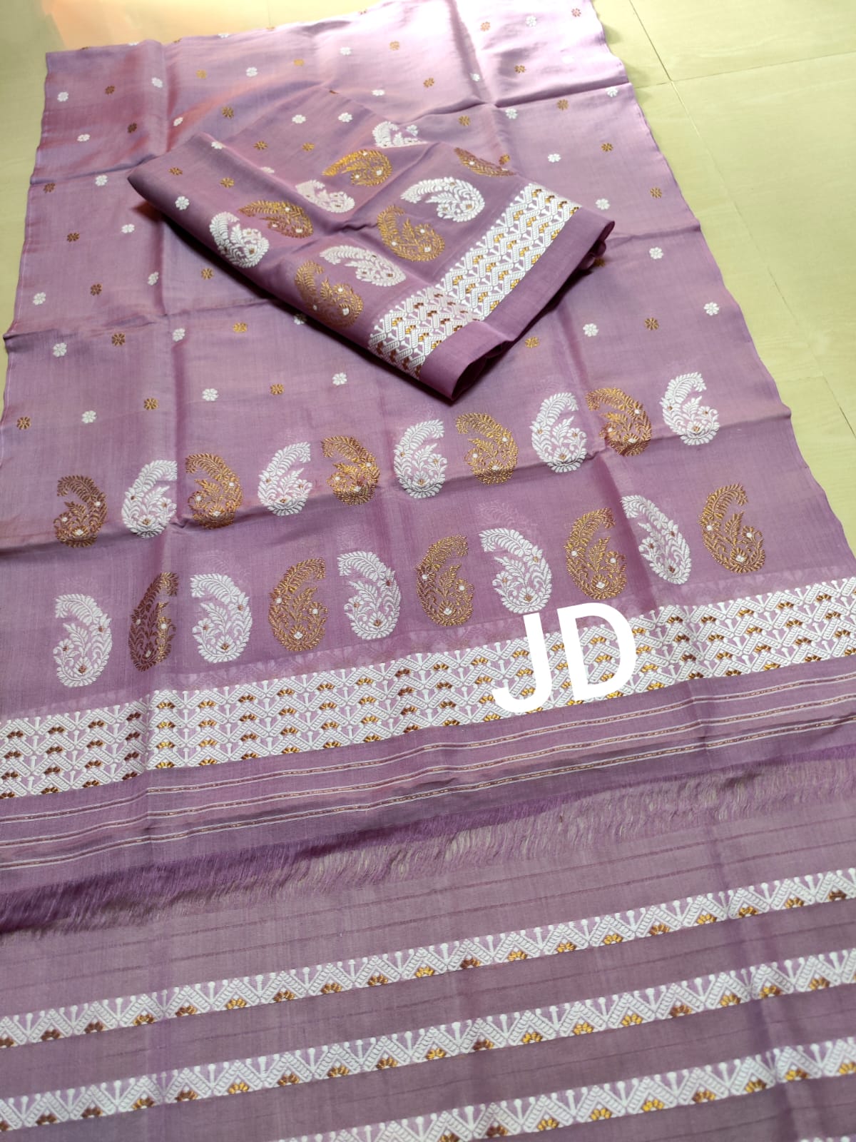 Pure Cotton Mekhela Chador,Cotton Mekhela Sador,Kesa Paat Mekhela Chador,Assamese Mekhela Chador
