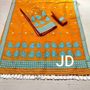 Mekhela Chador,Pure Cotton Mekhela Chador,Kesa Paat Mekhela Chador