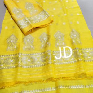 Mekhela Chador,Pure Cotton Mekhela Chador,Kesa Paat Mekhela Chador